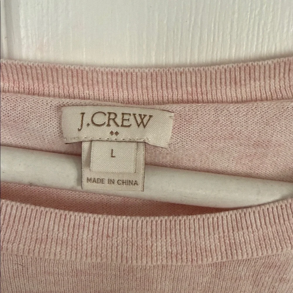 J. Crew Pink Knit Top